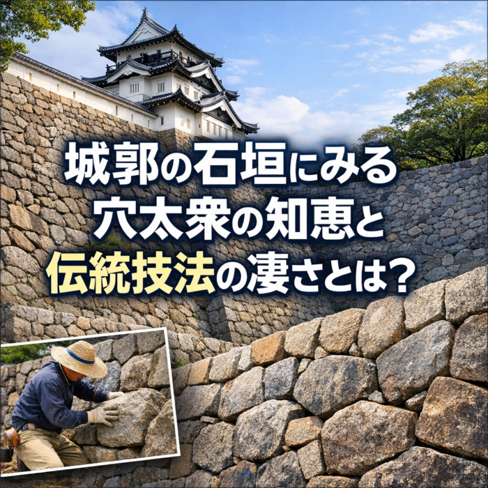 城郭の石垣にみる穴太衆の知恵と伝統技法の凄さとは？